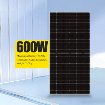550W to 595W bifacial PERC half cell solar panel