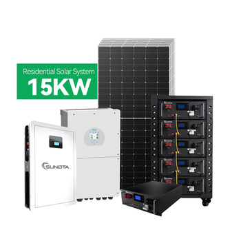 15kW MPPT off-grid solar system with 10kWh lithium battery