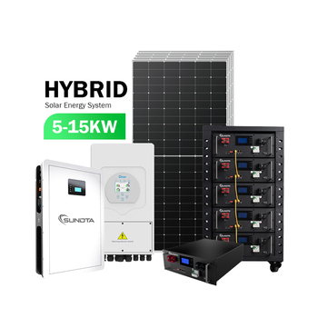 5kW to 15kW residential hybrid solar energy system kit