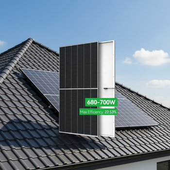 680W to 700W lightweight flexible thin film solar panel