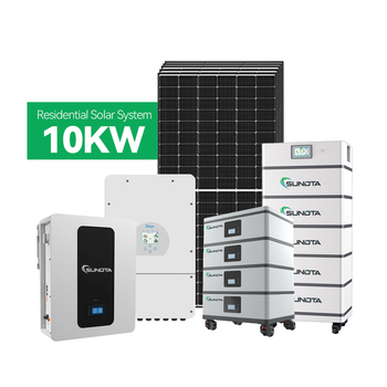 Residential rooftop hybrid solar system installation